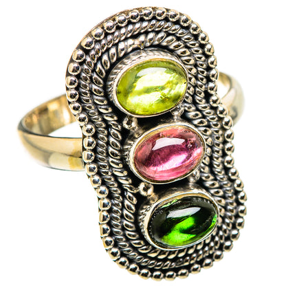 Tourmaline Rings handcrafted by Ana Silver Co - RING129823 - Photo 2