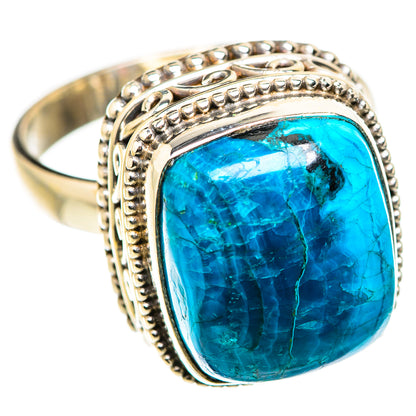 Chrysocolla Rings handcrafted by Ana Silver Co - RING129828 - Photo 2