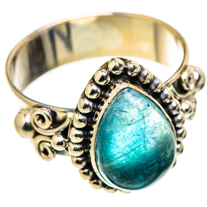 Blue Fluorite Rings handcrafted by Ana Silver Co - RING129831 - Photo 2