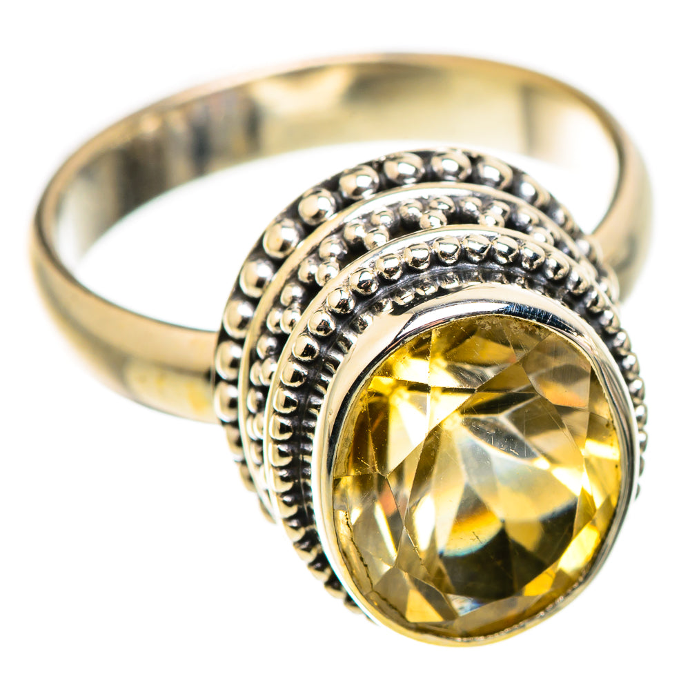 Citrine Rings handcrafted by Ana Silver Co - RING129836 - Photo 2