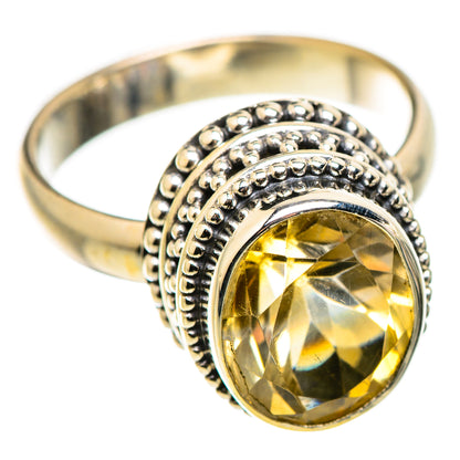 Citrine Rings handcrafted by Ana Silver Co - RING129836 - Photo 2