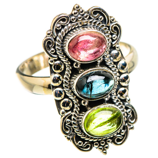 Tourmaline Rings handcrafted by Ana Silver Co - RING129841 - Photo 2