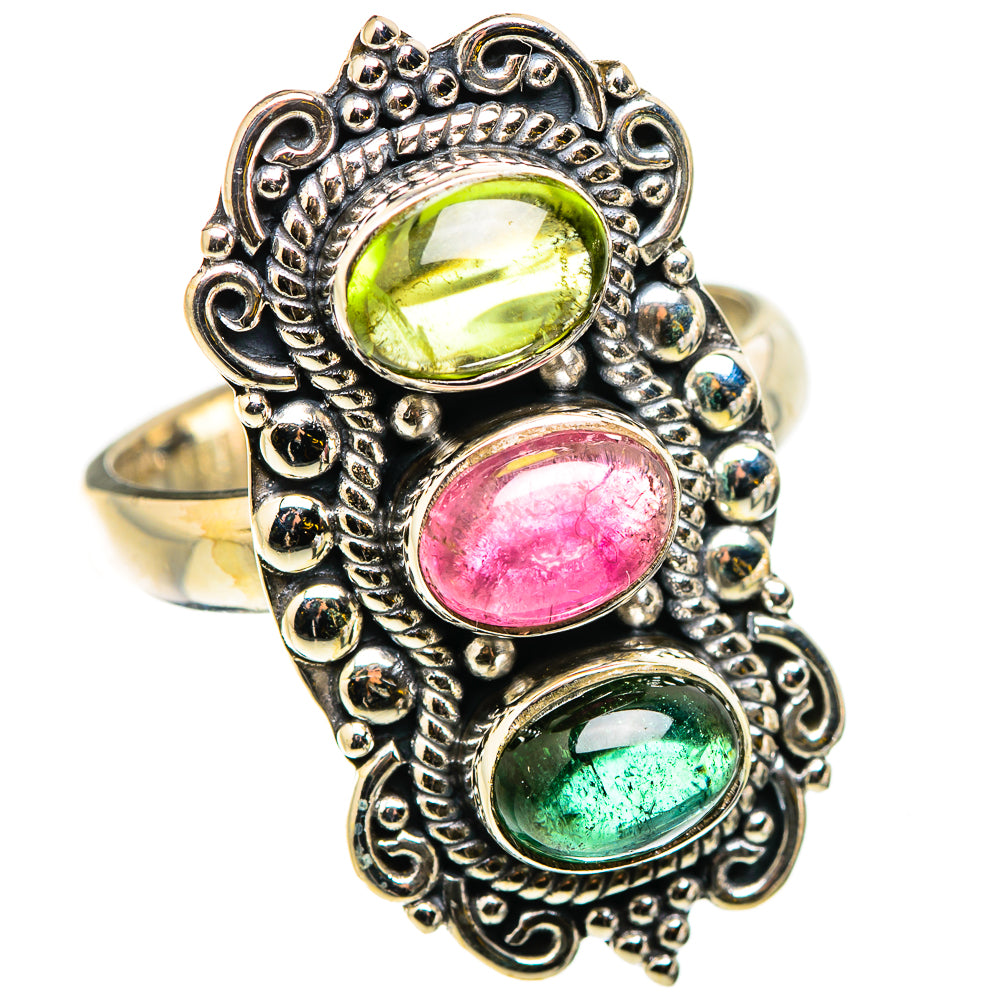 Tourmaline Rings handcrafted by Ana Silver Co - RING129862 - Photo 2