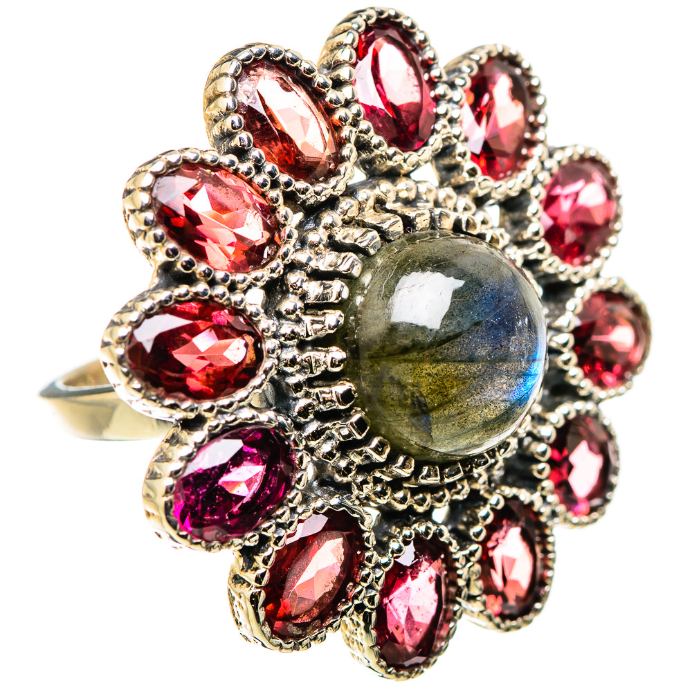 Labradorite Rings handcrafted by Ana Silver Co - RING129872 - Photo 2