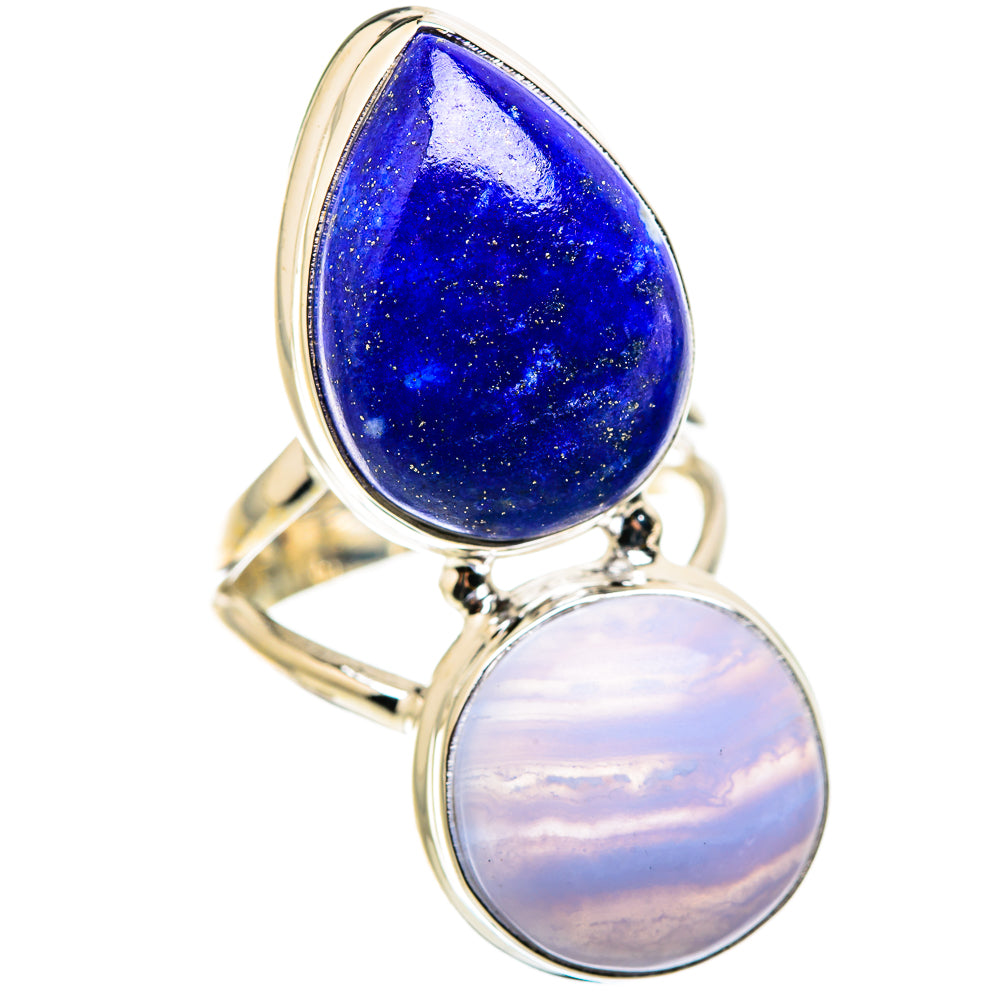 Lapis Lazuli Rings handcrafted by Ana Silver Co - RING129875 - Photo 2