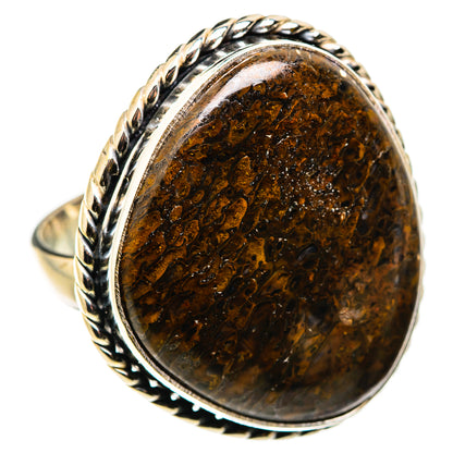Dinosaur Bone Rings handcrafted by Ana Silver Co - RING129879 - Photo 2
