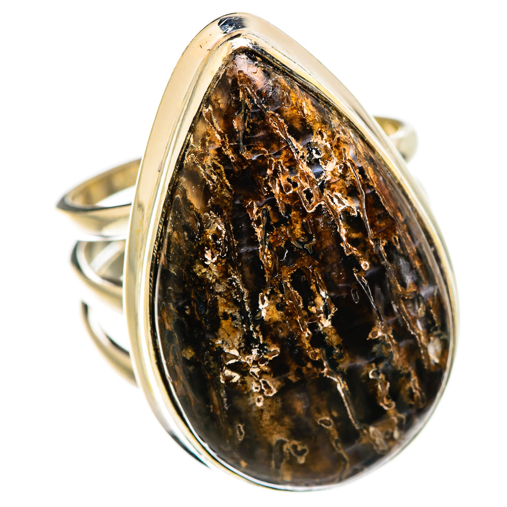 Dinosaur Bone Rings handcrafted by Ana Silver Co - RING129880 - Photo 2