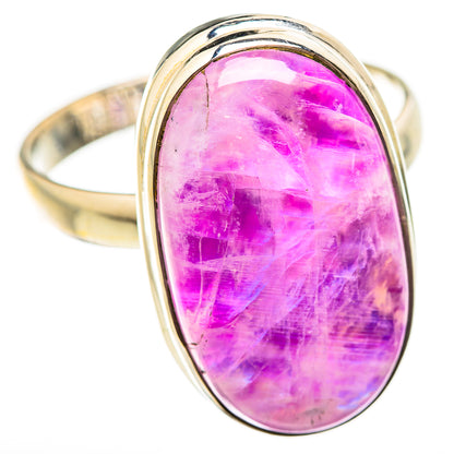 Pink Moonstone Rings handcrafted by Ana Silver Co - RING129884 - Photo 2