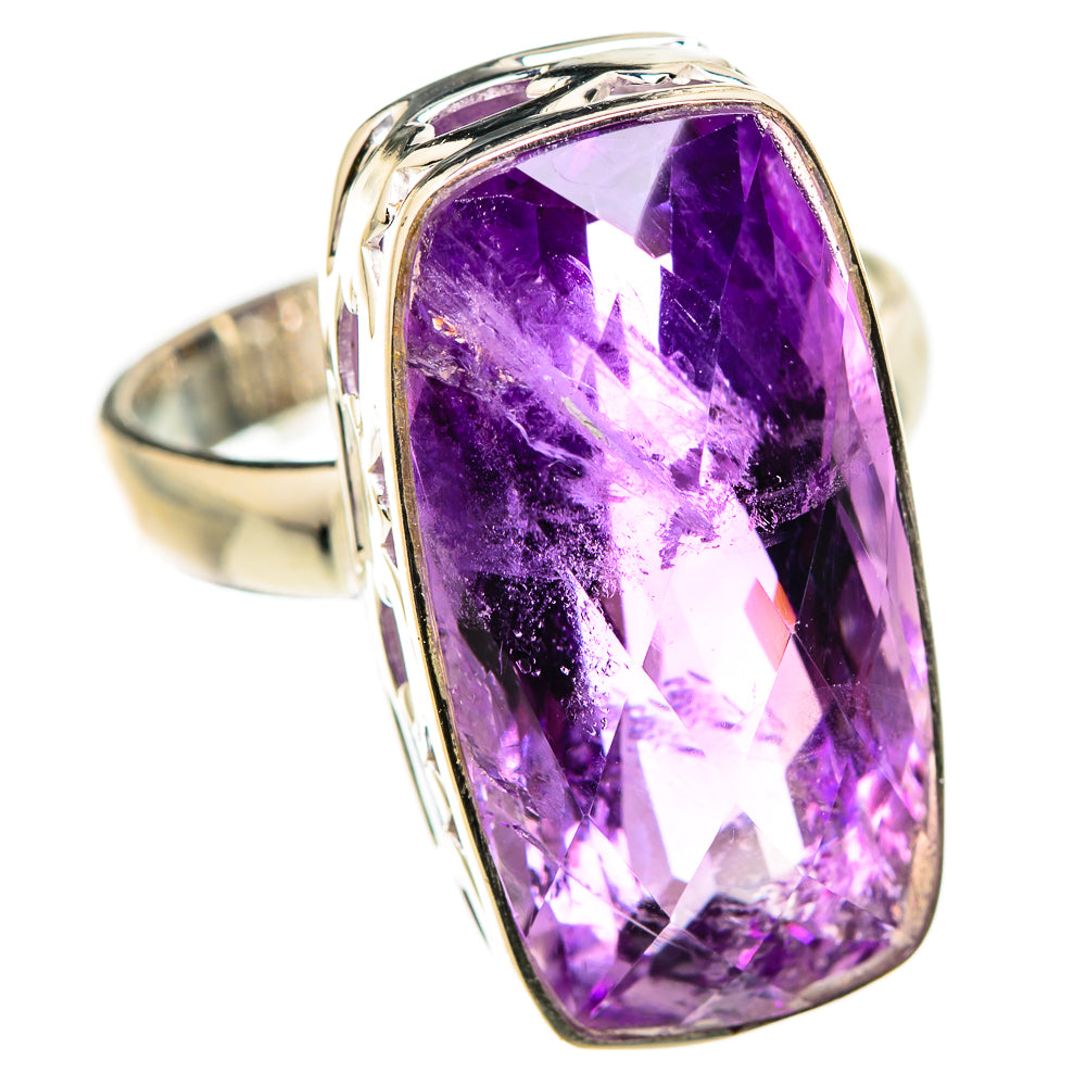 Amethyst Rings handcrafted by Ana Silver Co - RING129887 - Photo 2