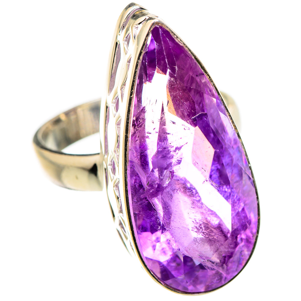 Amethyst Rings handcrafted by Ana Silver Co - RING129889 - Photo 2