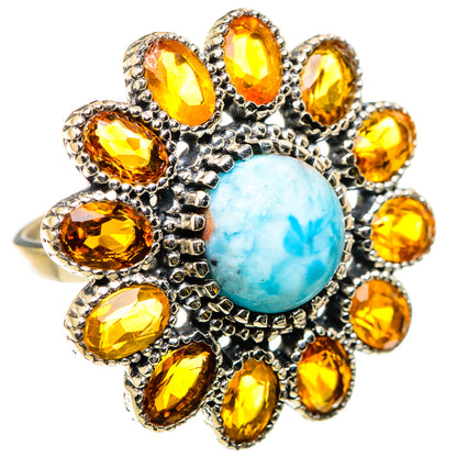 Larimar Rings handcrafted by Ana Silver Co - RING129892 - Photo 2