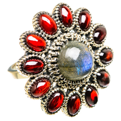 Labradorite Rings handcrafted by Ana Silver Co - RING129898 - Photo 2