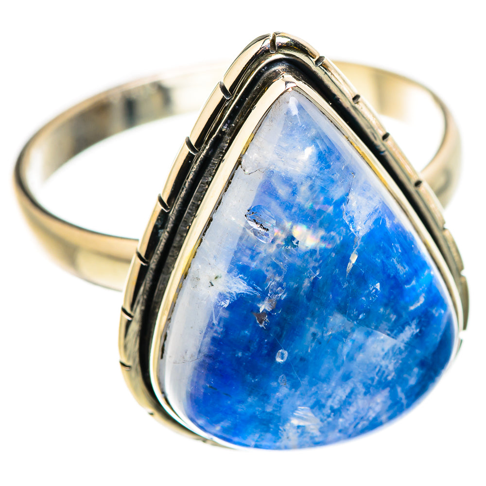 Rainbow Moonstone Rings handcrafted by Ana Silver Co - RING129900 - Photo 2