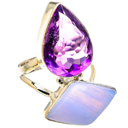 Amethyst Rings handcrafted by Ana Silver Co - RING129910 - Photo 2