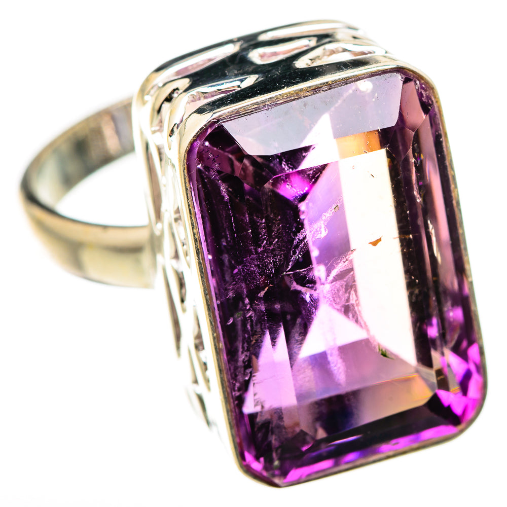 Amethyst Rings handcrafted by Ana Silver Co - RING129913 - Photo 2