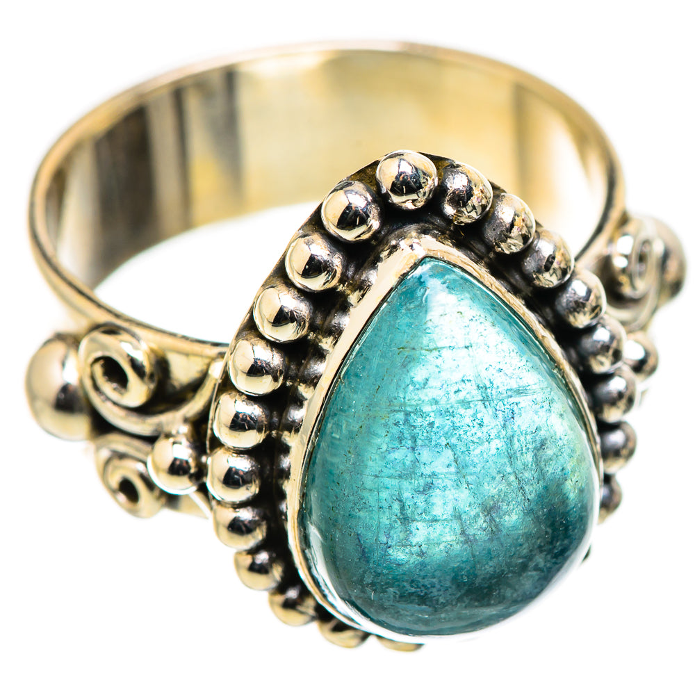 Blue Fluorite Rings handcrafted by Ana Silver Co - RING129922 - Photo 2