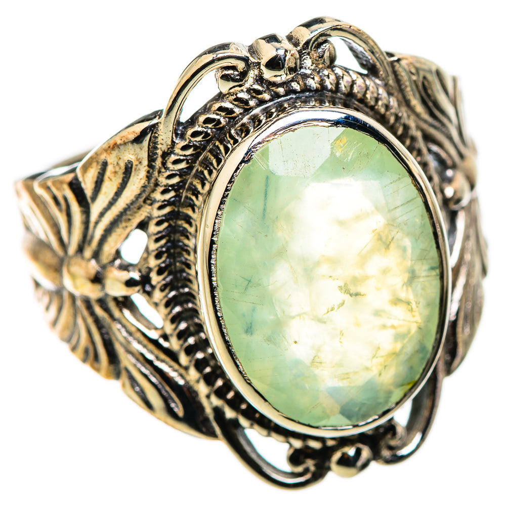 Prehnite Rings handcrafted by Ana Silver Co - RING129924 - Photo 2