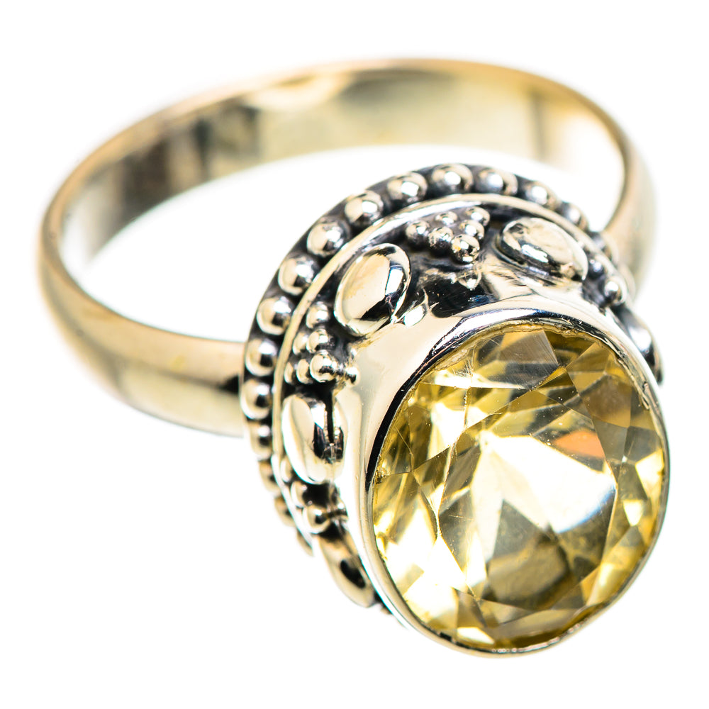 Citrine Rings handcrafted by Ana Silver Co - RING129929 - Photo 2