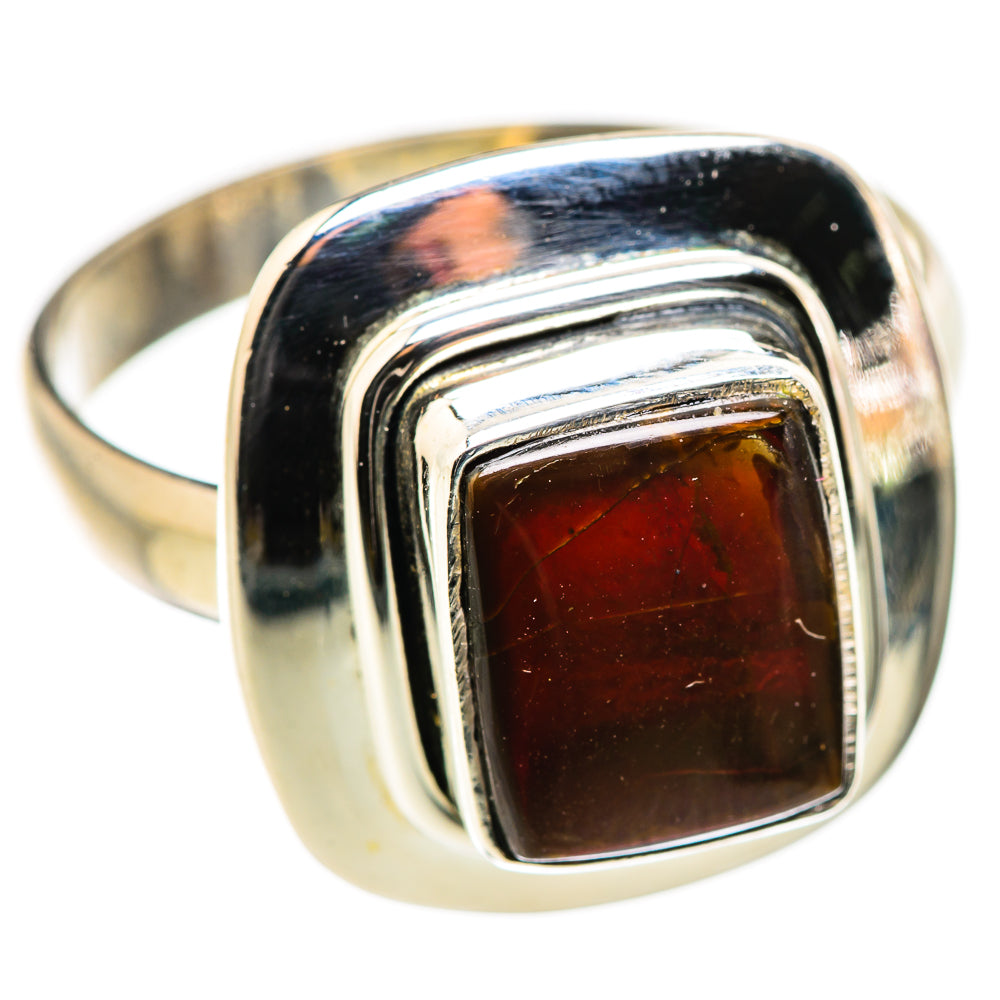 Ammolite Rings handcrafted by Ana Silver Co - RING129933 - Photo 2