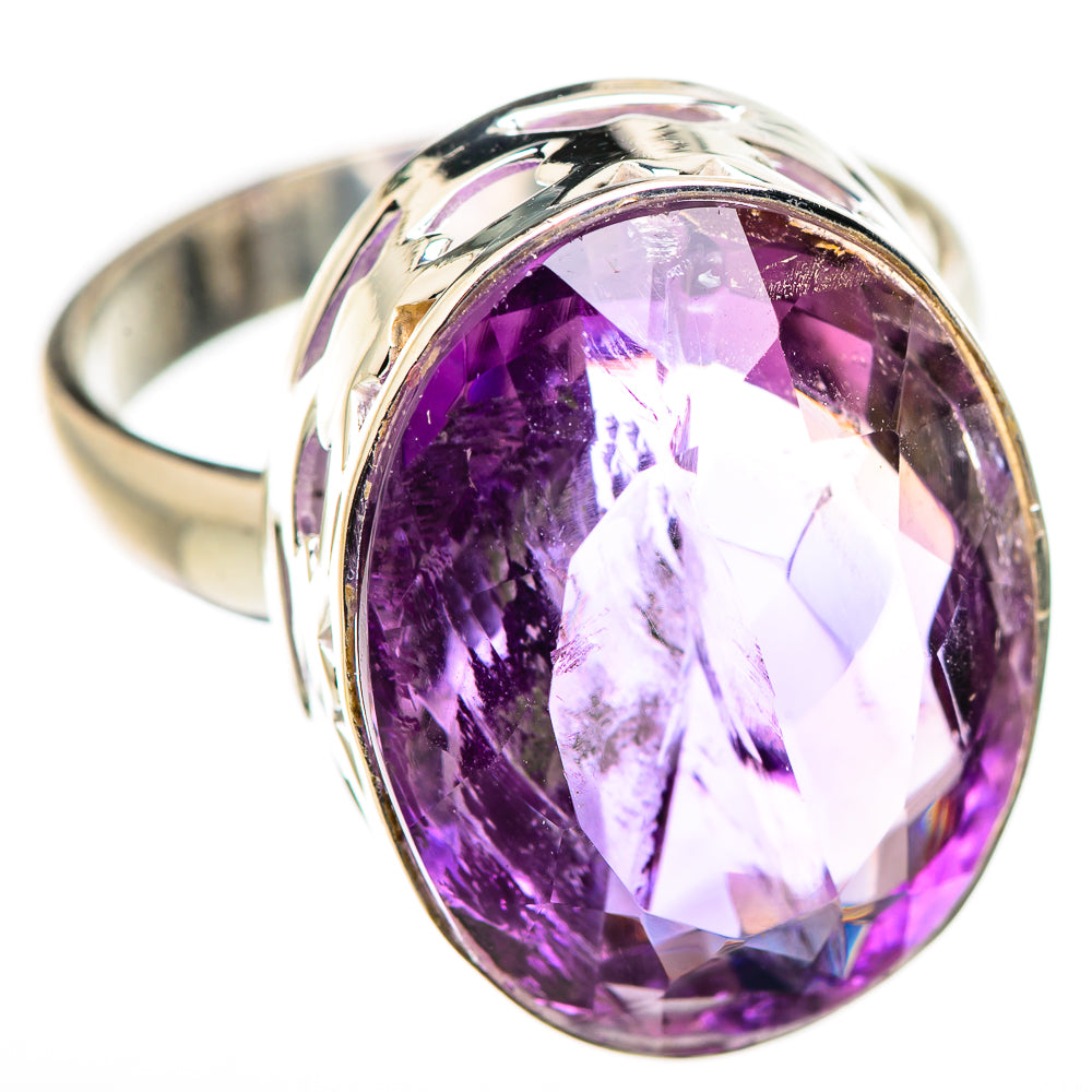 Amethyst Rings handcrafted by Ana Silver Co - RING129935 - Photo 2