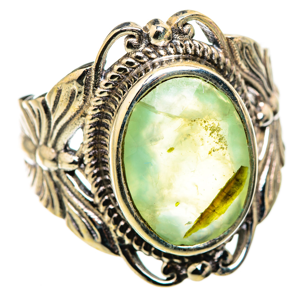 Prehnite Rings handcrafted by Ana Silver Co - RING129954 - Photo 2