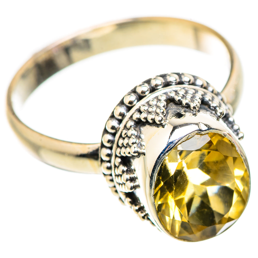 Citrine Rings handcrafted by Ana Silver Co - RING129955 - Photo 2