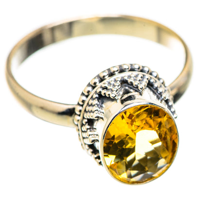 Citrine Rings handcrafted by Ana Silver Co - RING129956 - Photo 2