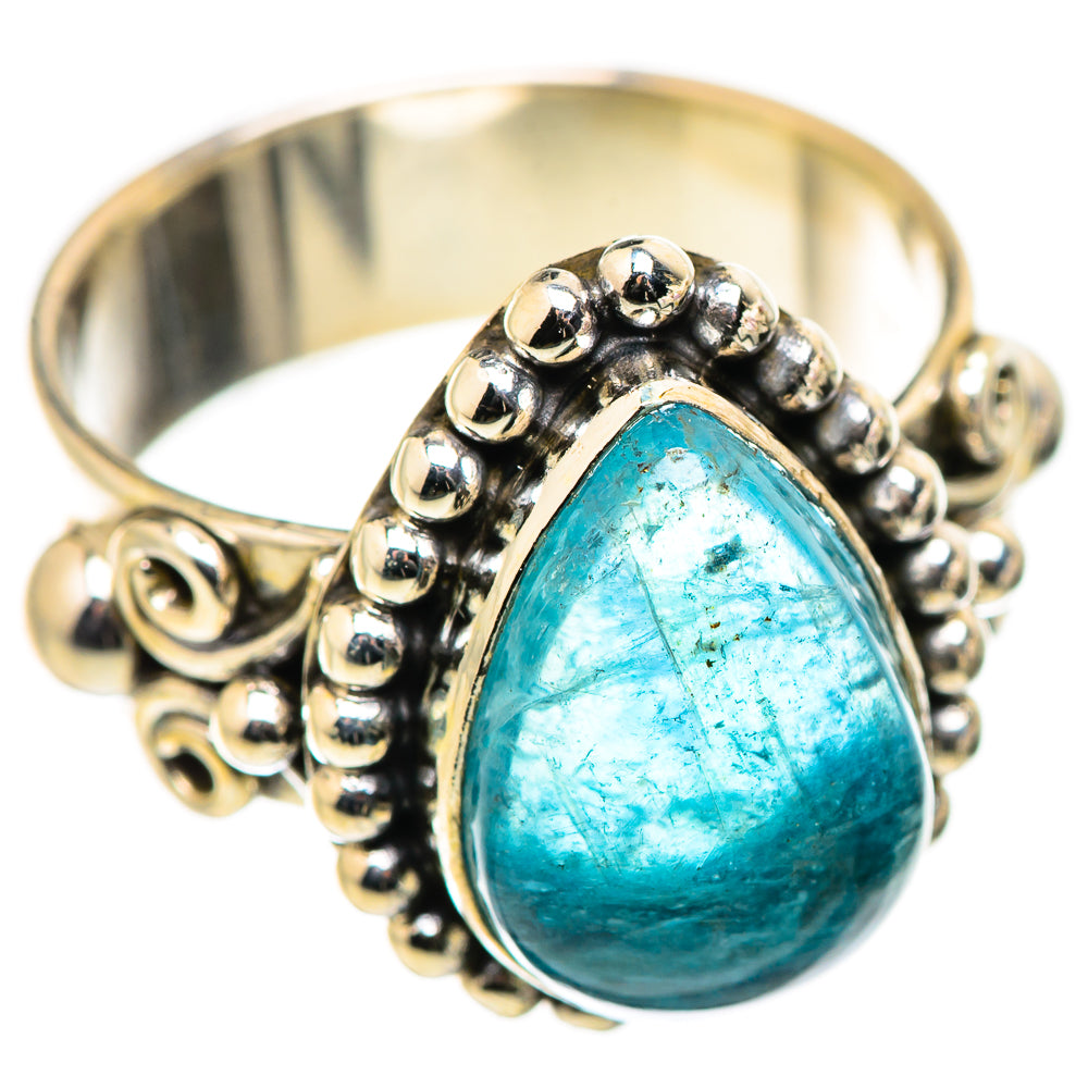 Blue Fluorite Rings handcrafted by Ana Silver Co - RING129974 - Photo 2