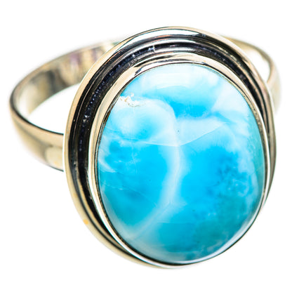 Larimar Rings handcrafted by Ana Silver Co - RING129975 - Photo 2