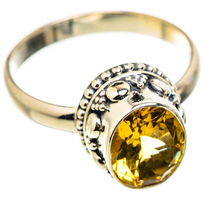Citrine Rings handcrafted by Ana Silver Co - RING129983 - Photo 2