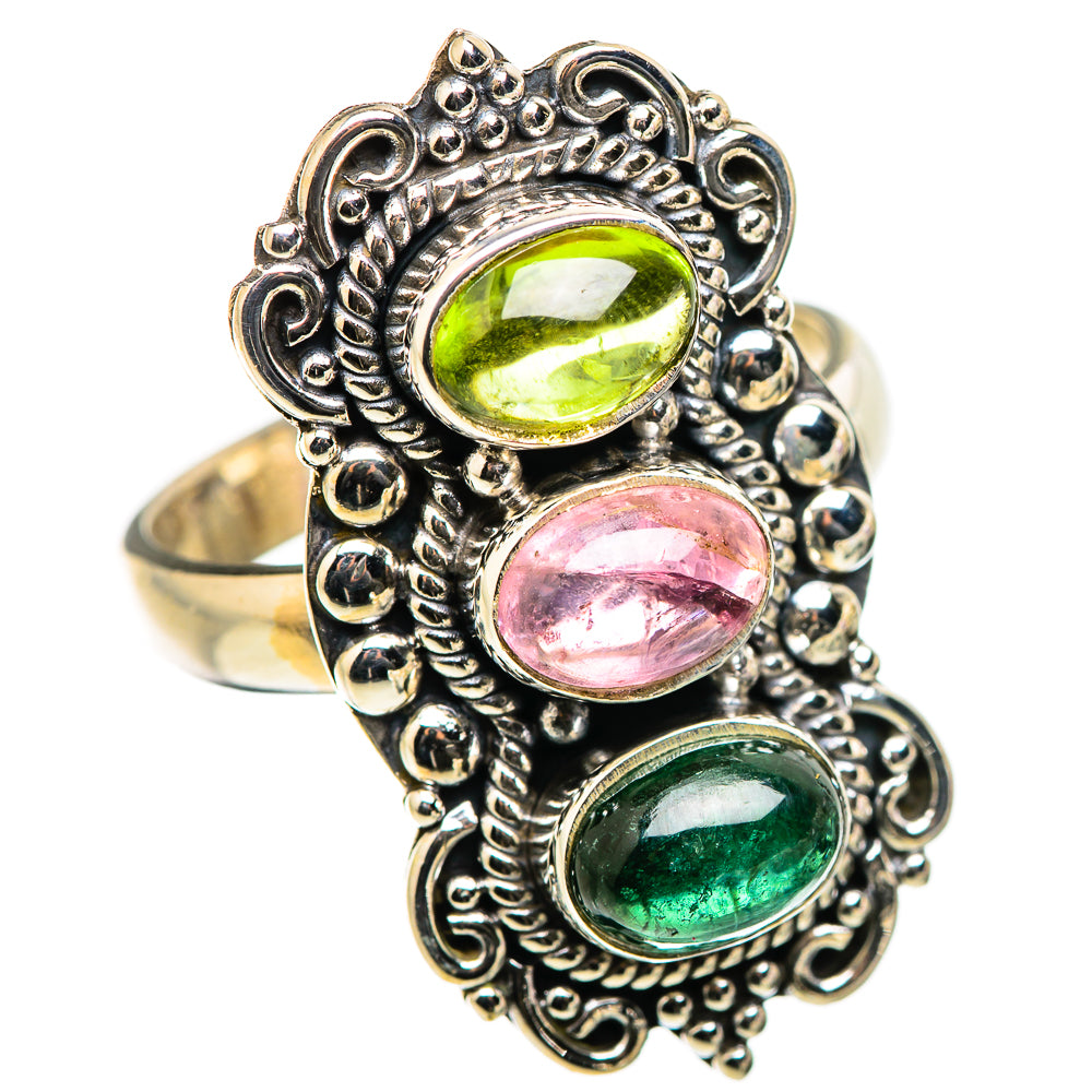 Tourmaline Rings handcrafted by Ana Silver Co - RING130013 - Photo 2