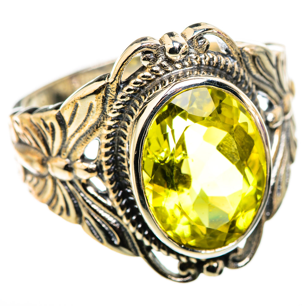 Citrine Rings handcrafted by Ana Silver Co - RING130017 - Photo 2