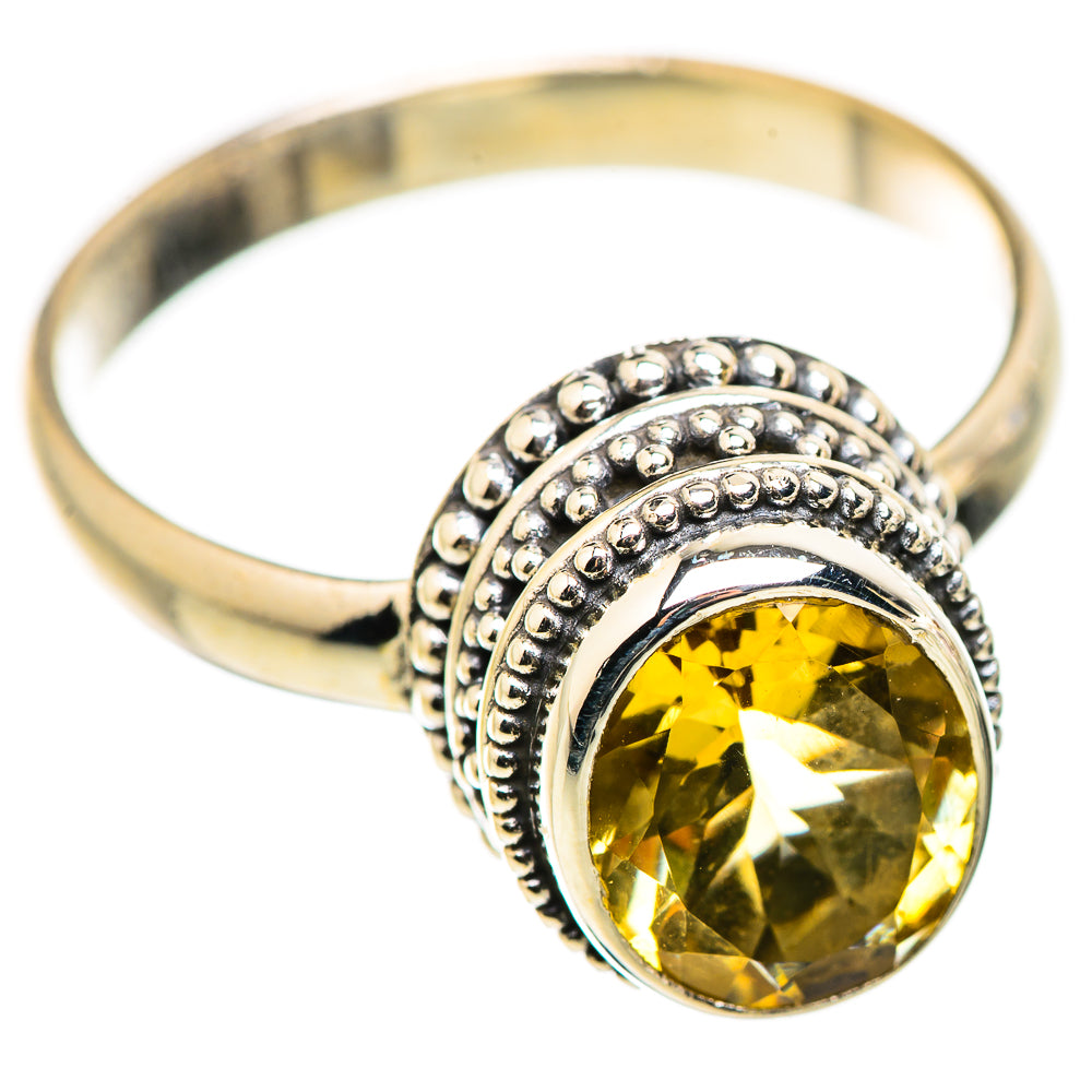 Citrine Rings handcrafted by Ana Silver Co - RING130026 - Photo 2