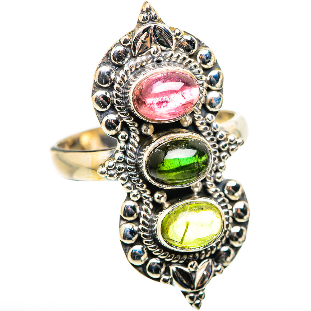 Tourmaline Rings handcrafted by Ana Silver Co - RING130036 - Photo 2