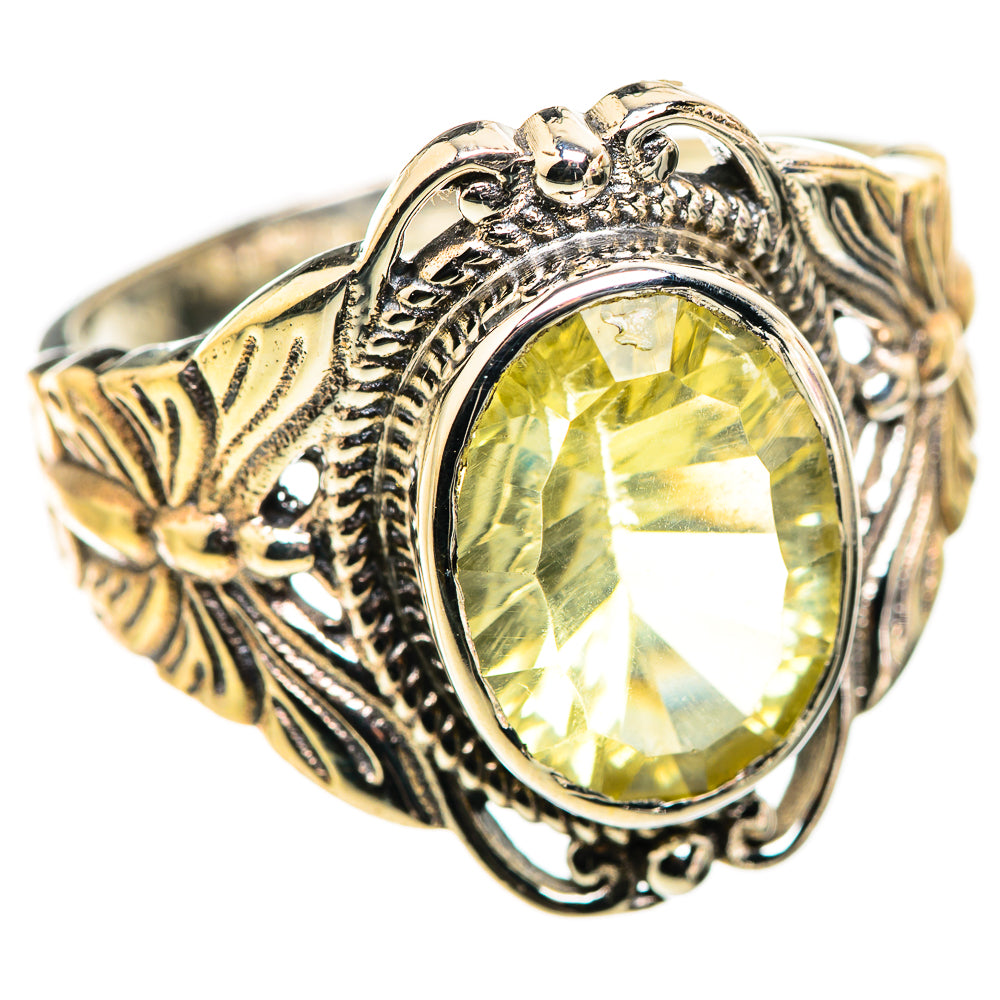 Citrine Rings handcrafted by Ana Silver Co - RING130040 - Photo 2