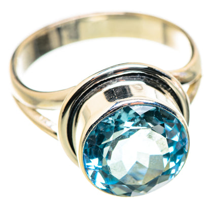 Blue Topaz Rings handcrafted by Ana Silver Co - RING130045 - Photo 2