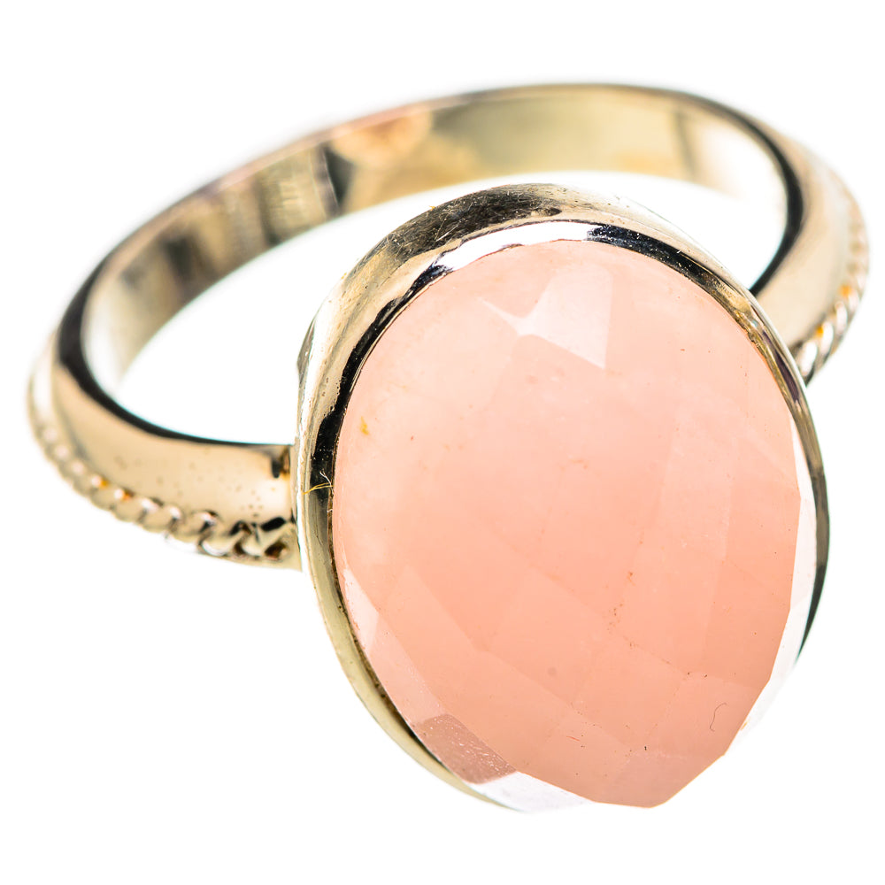 Rose Quartz Rings handcrafted by Ana Silver Co - RING130052 - Photo 2