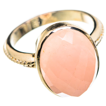 Rose Quartz Rings handcrafted by Ana Silver Co - RING130052 - Photo 2