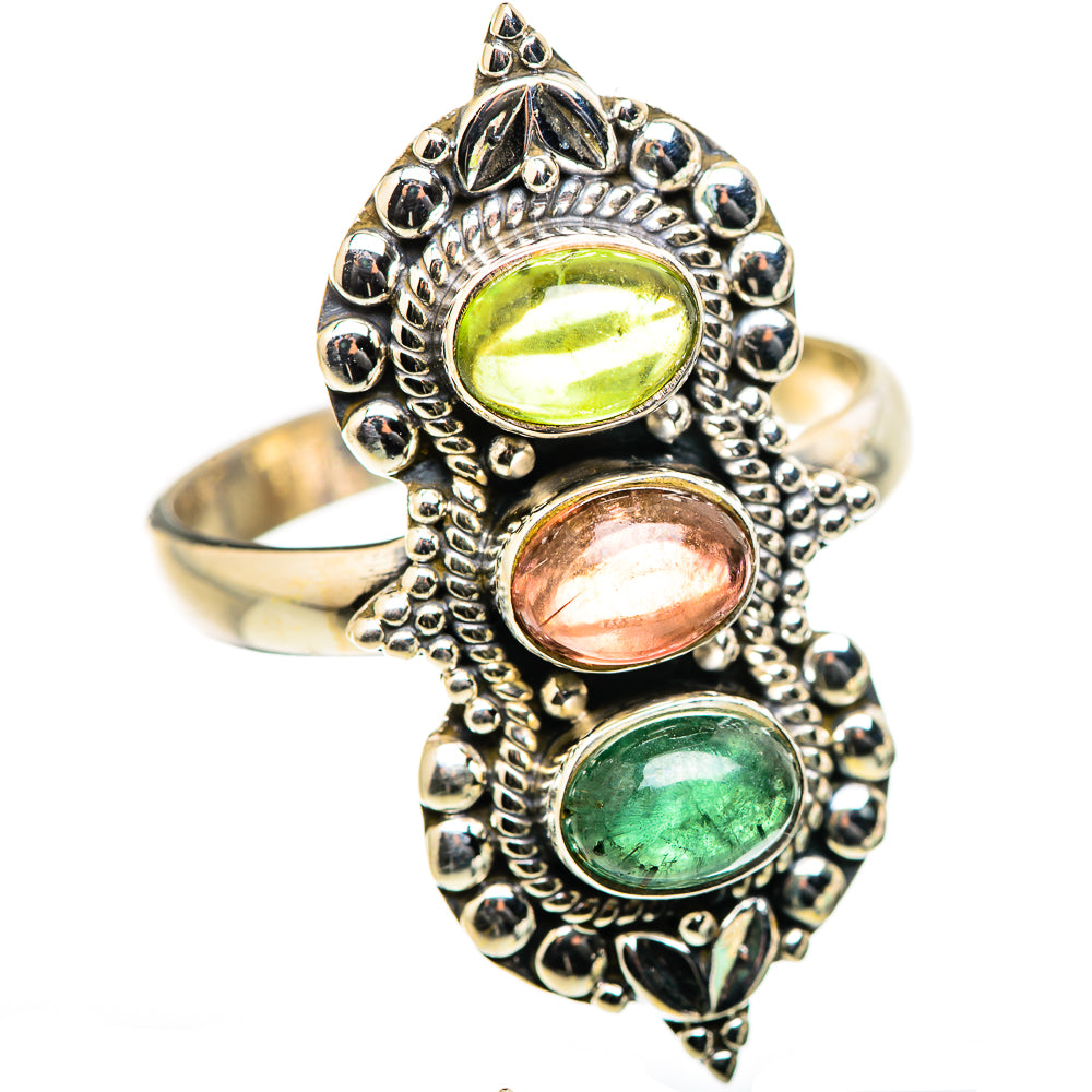 Tourmaline Rings handcrafted by Ana Silver Co - RING130055 - Photo 2