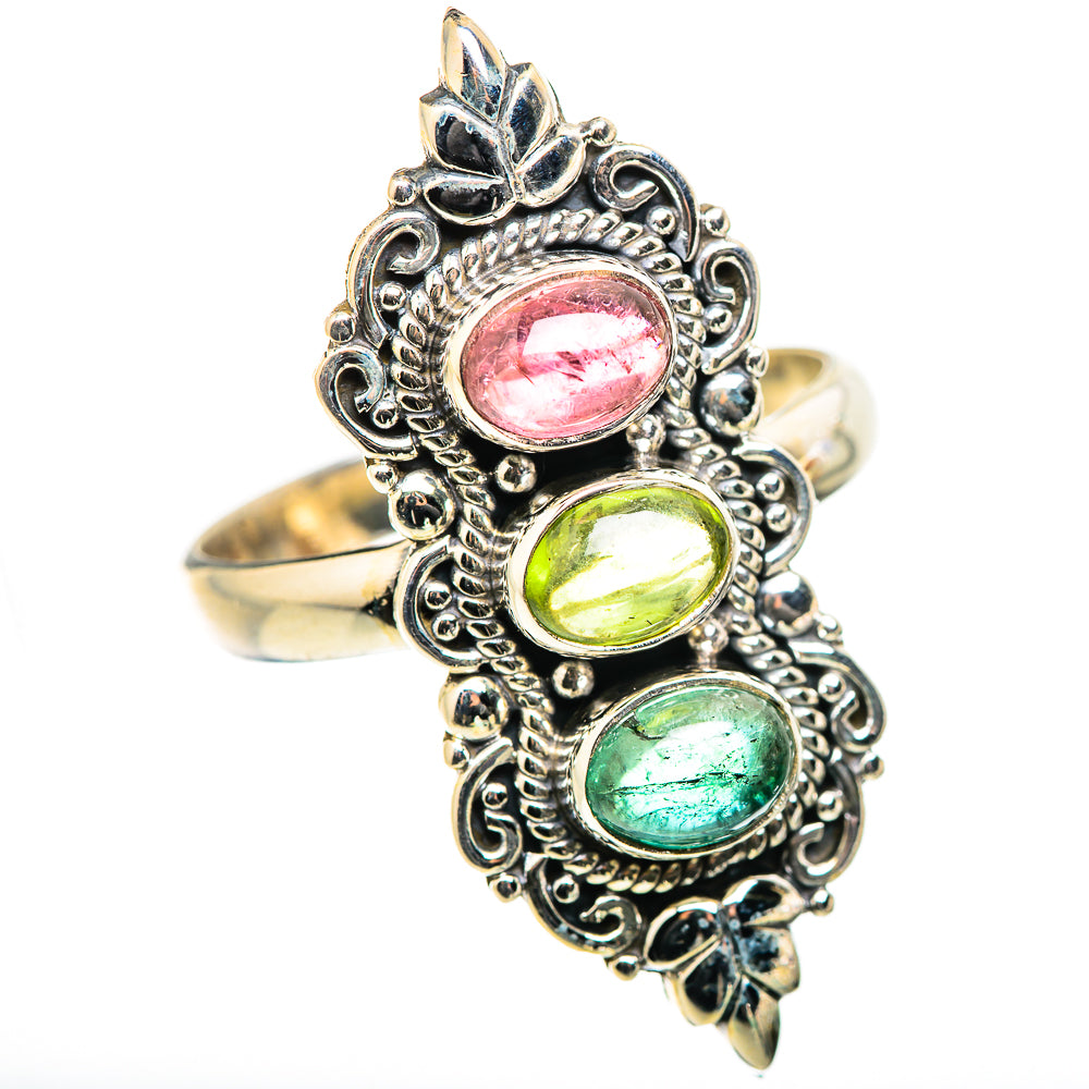 Tourmaline Rings handcrafted by Ana Silver Co - RING130060 - Photo 2