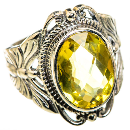Citrine Rings handcrafted by Ana Silver Co - RING130063 - Photo 2