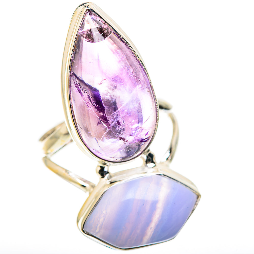 Amethyst Rings handcrafted by Ana Silver Co - RING130083 - Photo 2