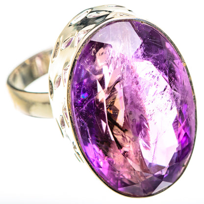 Amethyst Rings handcrafted by Ana Silver Co - RING130085 - Photo 2
