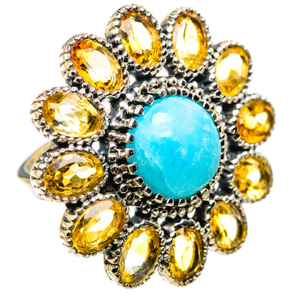 Larimar Rings handcrafted by Ana Silver Co - RING130086 - Photo 2