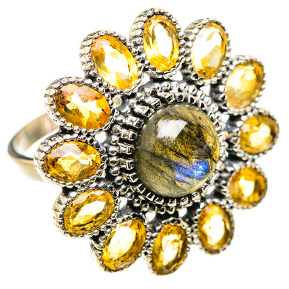 Labradorite Rings handcrafted by Ana Silver Co - RING130092 - Photo 2