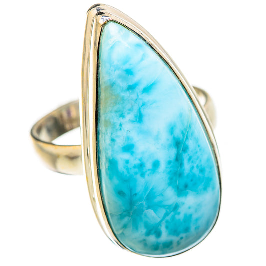 Larimar Rings handcrafted by Ana Silver Co - RING130099 - Photo 2