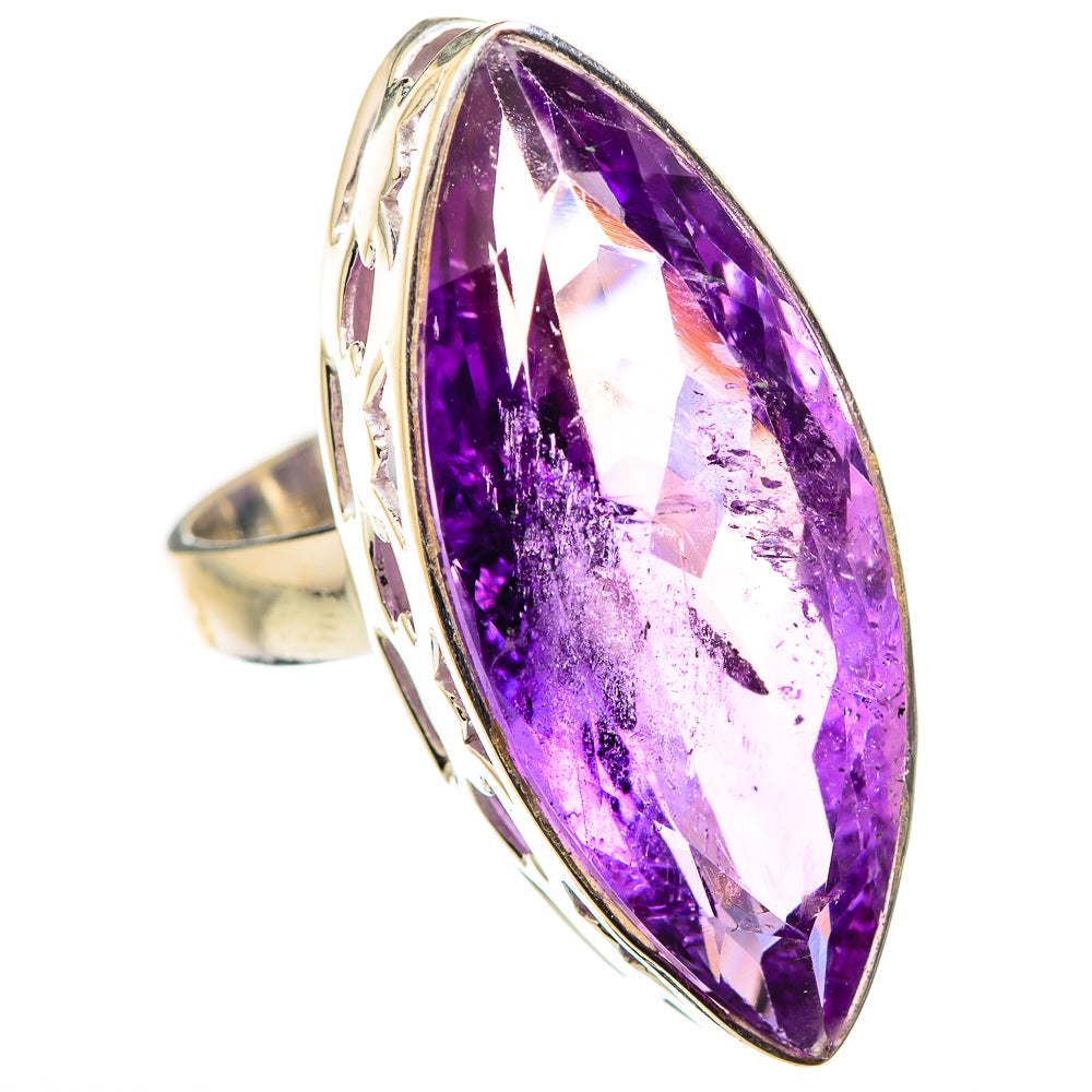 Amethyst Rings handcrafted by Ana Silver Co - RING130112 - Photo 2