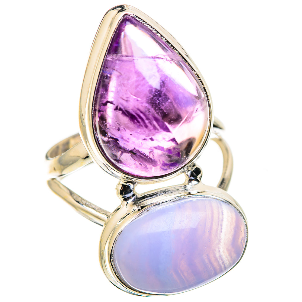 Amethyst Rings handcrafted by Ana Silver Co - RING130114 - Photo 2