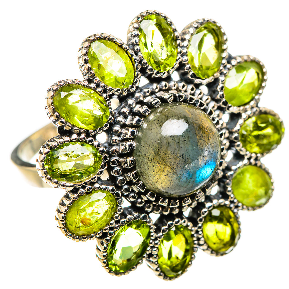 Labradorite Rings handcrafted by Ana Silver Co - RING130116 - Photo 2