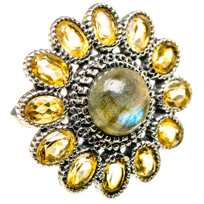 Labradorite Rings handcrafted by Ana Silver Co - RING130121 - Photo 2